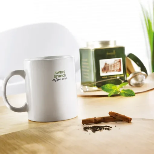 Gift Campaign Tazza economica bianca in ceramica per transfer 300ml Basic Plus> Tazze Mug