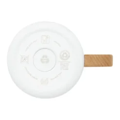 Gift Campaign Tazza in acciaio inox riciclato con manico in legno di faggio 360ml><noscript><img width=