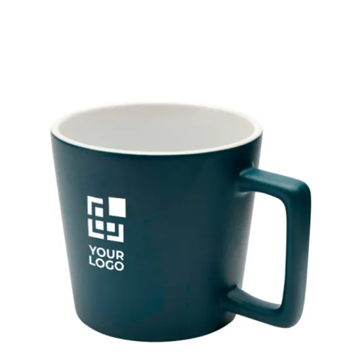 Gift Campaign Tazza in ceramica con finitura opaca e manico squadrato 370ml> Tazze Mug