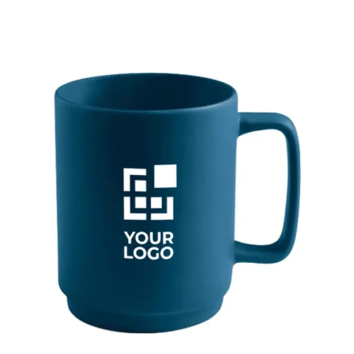 Gift Campaign Tazza in ceramica con finitura opaca e manico rettangolare da 330ml> Tazze Mug