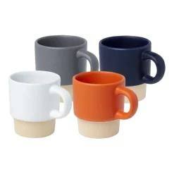 Gift Campaign Tazza in ceramica con fondo in argilla e finitura opaca da 130 ml> Tazzine Da Caffè E Tazze Tè