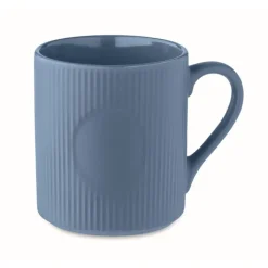 Gift Campaign Tazza in ceramica con superficie a coste e finitura opaca 340ml> Tazze Mug