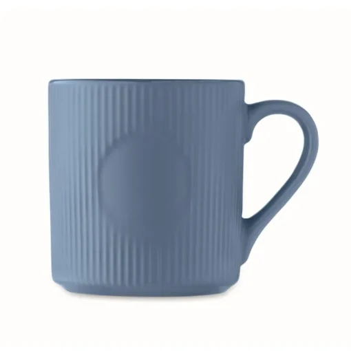 Gift Campaign Tazza in ceramica con superficie a coste e finitura opaca 340ml> Tazze Mug