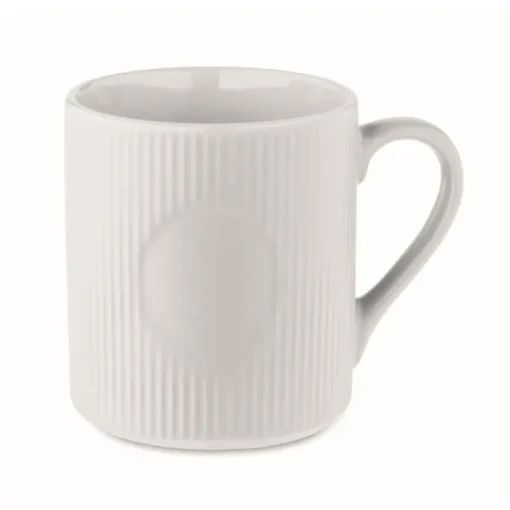 Gift Campaign Tazza in ceramica con superficie a coste e finitura opaca 340ml> Tazze Mug