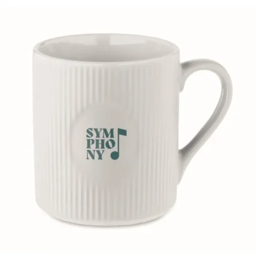 Gift Campaign Tazza in ceramica con superficie a coste e finitura opaca 340ml> Tazze Mug