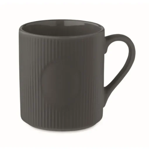 Gift Campaign Tazza in ceramica con superficie a coste e finitura opaca 340ml> Tazze Mug