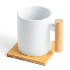 Gift Campaign Tazza in ceramica ideale per sublimazione con manico in legno 325ml></noscript> Tazze Per Sublimazione Con Foto