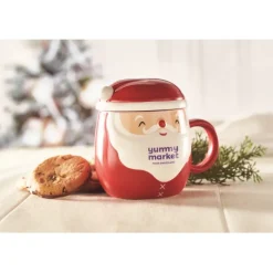 Gift Campaign Tazza in ceramica personalizzata con Babbo Natale da 370ml Happy Santa></noscript> Gadget Natalizi