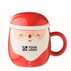 Gift Campaign Tazza in ceramica personalizzata con Babbo Natale da 370ml Happy Santa></noscript> Gadget Natalizi