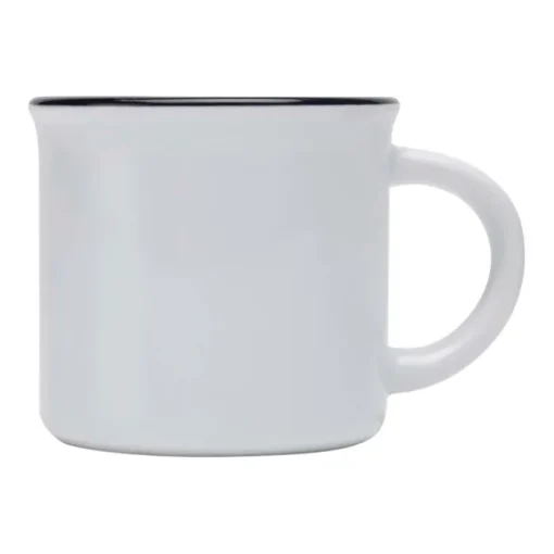 Gift Campaign Tazza in ceramica sublimabile vintage con bordo nero 240ml> Tazze Mug