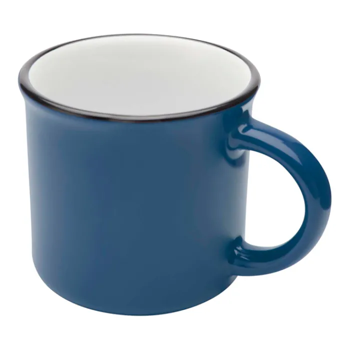 Gift Campaign Tazza in ceramica vintage con bordo nero 240ml> Tazze Mug