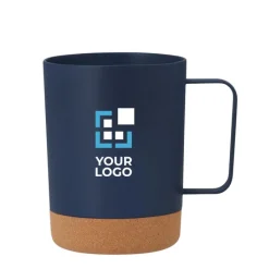 Gift Campaign Tazza in PP con base in sughero e manico quadrato da 400ml><noscript><img width=