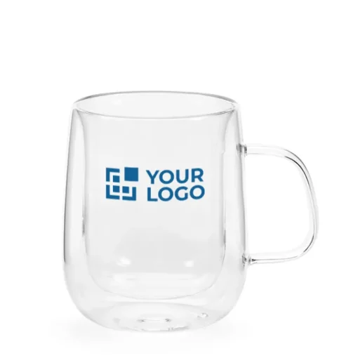 Gift Campaign Tazza in vetro borosilicato a doppia parete da 400 ml> Tazzine Da Caffè E Tazze Tè