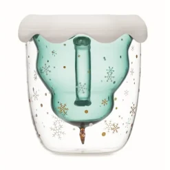 Gift Campaign Tazza in vetro con abete e stellina da 250ml Christmas Spirit><noscript><img width=