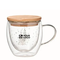 Gift Campaign Tazza in vetro con abeti e fiocchi di neve da 220ml Christmas Forest></noscript> Gadget Natalizi