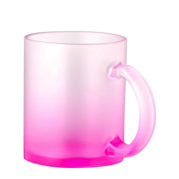 Gift Campaign Tazza in vetro con finitura opaca e colori sfumati da 350 ml> Tazze Per Sublimazione Con Foto