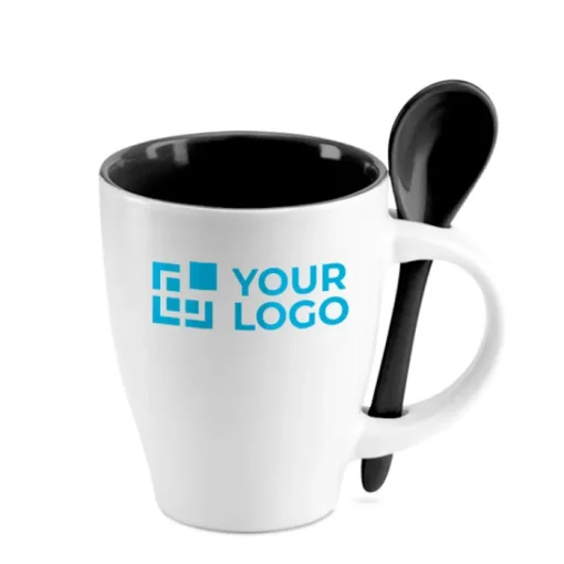 Gift Campaign Tazza personalizzata ceramica cucchiaio per transfer 250ml Colorspoon> Tazze Mug