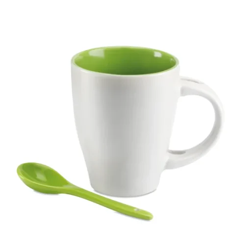 Gift Campaign Tazza personalizzata ceramica cucchiaio per transfer 250ml Colorspoon> Tazze Mug