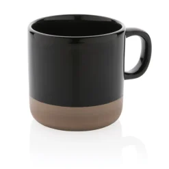 Gift Campaign Tazza personalizzata corpo smaltato con base naturale 360ml Artisanal> Tazze Mug