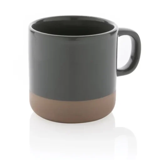 Gift Campaign Tazza personalizzata corpo smaltato con base naturale 360ml Artisanal> Tazze Mug
