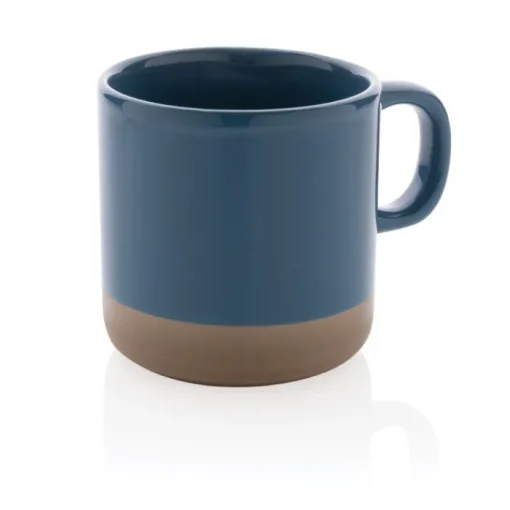 Gift Campaign Tazza personalizzata corpo smaltato con base naturale 360ml Artisanal> Tazze Mug