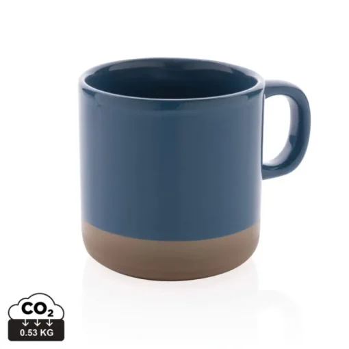 Gift Campaign Tazza personalizzata corpo smaltato con base naturale 360ml Artisanal> Tazze Mug