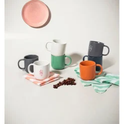 Gift Campaign Tazza piccola in ceramica con finitura opaca ed effetto rustico 90ml></noscript> Tazzine Da Caffè E Tazze Tè|Tazze Mug