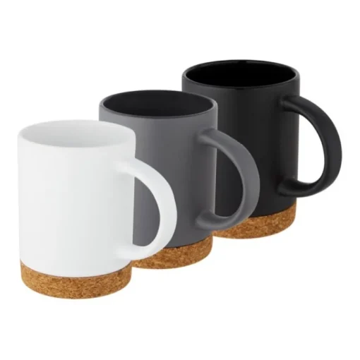Gift Campaign Tazza promozionale in ceramica base in sughero 425ml Contempo Cork> Tazze Mug