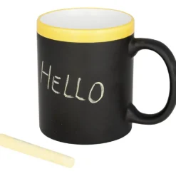 Gift Campaign Tazza promozionale lavagna con gessetto incluso 330ml Chalk><noscript><img width=
