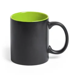 Gift Campaign Tazza promozionale nera opaca interno colorato 350ml Magic Black></noscript> Tazze Mug