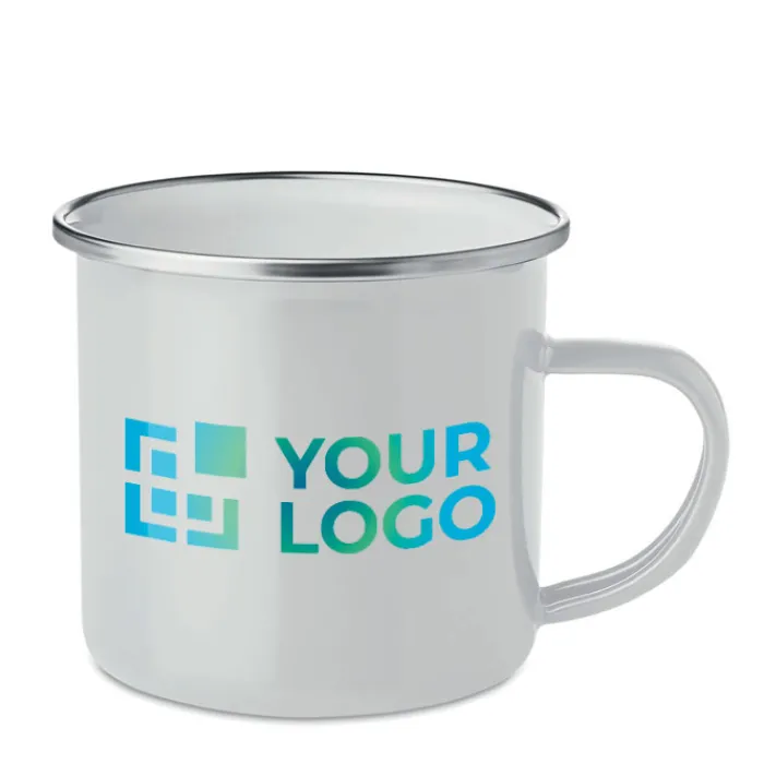 Gift Campaign Tazza sublimatica vintage in metallo smaltato 350ml Trendy Sublim> Tazze Per Sublimazione Con Foto