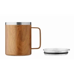 Gift Campaign Tazza termica a doppia parete con aspetto in legno da 300ml></noscript> Bicchieri Termici Personalizzati