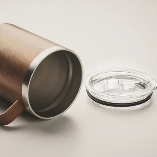 Gift Campaign Tazza termica a doppia parete con aspetto in legno da 300ml> Bicchieri Termici Personalizzati