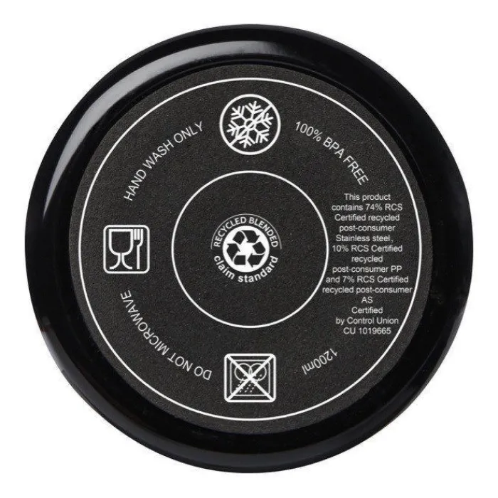 Gift Campaign Tazza termica con cannuccia a doppia parete in acciaio e plastica 1,2l> Bicchieri Termici Personalizzati