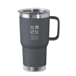 Gift Campaign Tazza termica da viaggio a doppia parete in acciaio riciclato 600ml></noscript> Bicchieri Termici Personalizzati