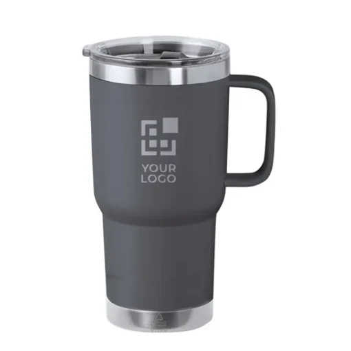 Gift Campaign Tazza termica da viaggio a doppia parete in acciaio riciclato 600ml> Bicchieri Termici Personalizzati