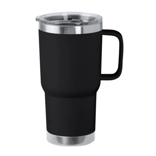Gift Campaign Tazza termica da viaggio a doppia parete in acciaio riciclato 600ml> Bicchieri Termici Personalizzati