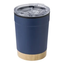 Gift Campaign Tazza termica da viaggio in acciaio inox con base in bambù 300 ml></noscript> Bicchieri Termici Personalizzati|Bicchieri Take Away
