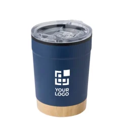 Gift Campaign Tazza termica da viaggio in acciaio inox con base in bambù 300 ml></noscript> Bicchieri Termici Personalizzati|Bicchieri Take Away