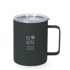 Gift Campaign Tazza termica in acciaio inox con finitura in gomma 400ml></noscript> Bicchieri Take Away