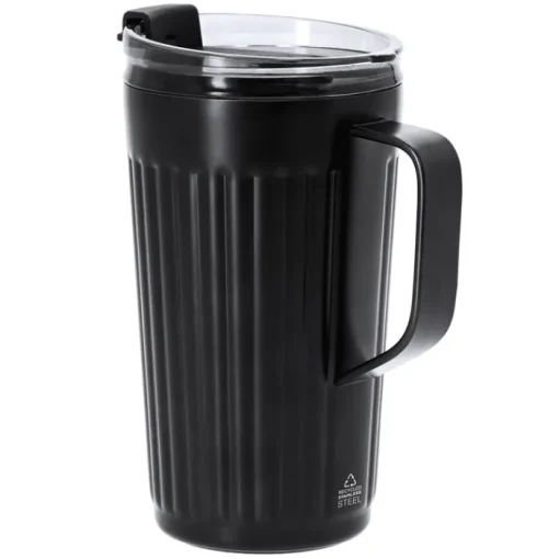 Gift Campaign Tazza termica in acciaio inox riciclato con foro per cannuccia 350ml> Bicchieri Termici Personalizzati