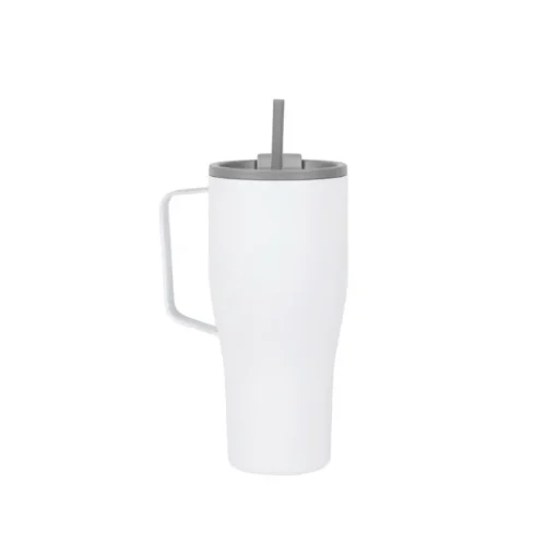 Gift Campaign Tazza termica in acciaio inossidabile riciclato con cannuccia da 800ml> Borracce Termiche|Borracce Di Metallo