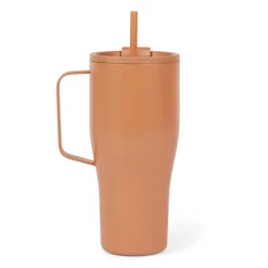Gift Campaign Tazza termica in acciaio inossidabile riciclato con cannuccia da 800ml></noscript> Borracce Termiche|Borracce Di Metallo