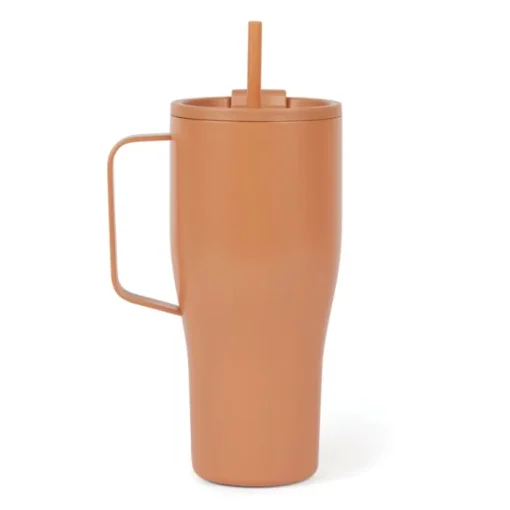 Gift Campaign Tazza termica in acciaio inossidabile riciclato con cannuccia da 800ml> Borracce Termiche|Borracce Di Metallo