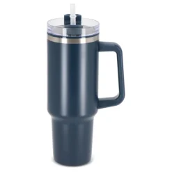 Gift Campaign Tazza termica in acciaio inossidabile e rPP con cannuccia da 1,2litri></noscript> Bicchieri Termici Personalizzati