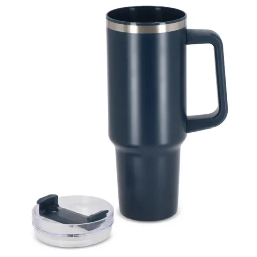 Gift Campaign Tazza termica in acciaio inossidabile e rPP con cannuccia da 1,2litri> Bicchieri Termici Personalizzati