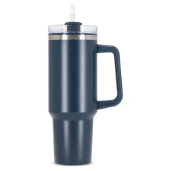 Gift Campaign Tazza termica in acciaio inossidabile e rPP con cannuccia da 1,2litri></noscript> Bicchieri Termici Personalizzati