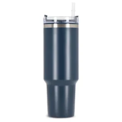 Gift Campaign Tazza termica in acciaio inossidabile e rPP con cannuccia da 1,2litri></noscript> Bicchieri Termici Personalizzati