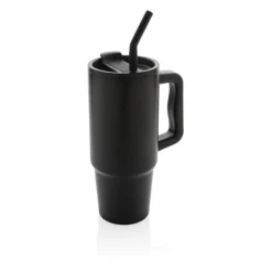 Gift Campaign Tazza termica in acciaio inossidabile riciclato con cannuccia 900ml> Borracce Termiche|Borracce Di Metallo