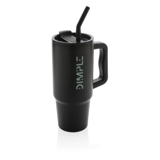 Gift Campaign Tazza termica in acciaio inossidabile riciclato con cannuccia 900ml> Borracce Termiche|Borracce Di Metallo